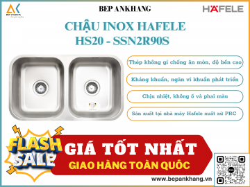 Chậu inox Hafele HS20 - SSN2R90S  567.20.506